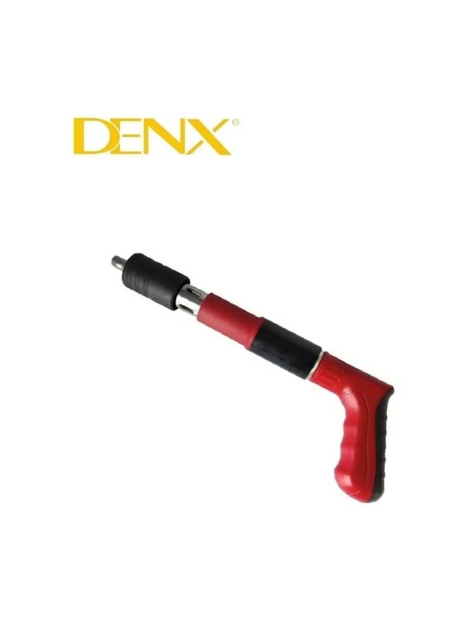 دينكس مثقاب مسامير هوائي صناعي لتثبيت المسامير الفولاذية وثقبها | أداة تثبيت معدنية تعمل بالهواء المضغوط | مسدس مسامير شديد التحمل للورش والإنشاءات - Image 1